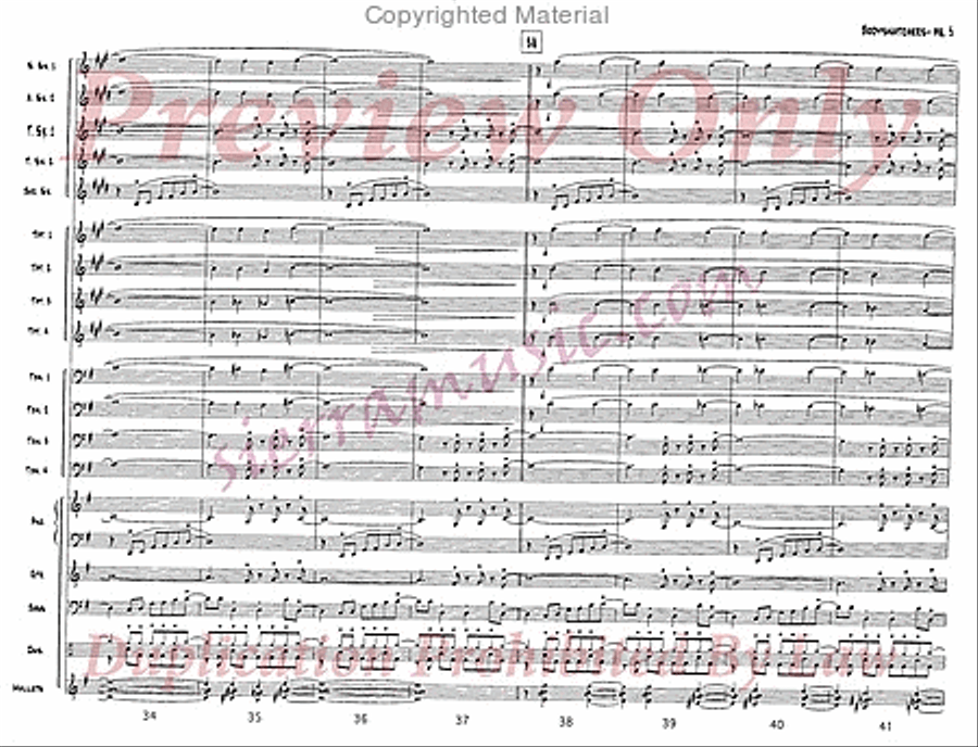 Bodysnatchers Bodysnatchers Jazz Ensemble scores gallery preview page 6