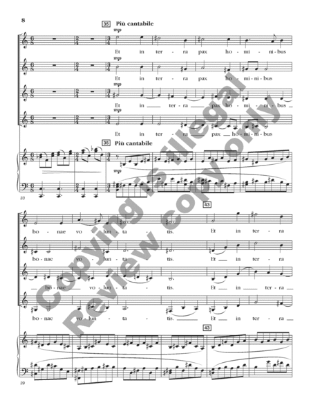 Gloria (Choral Score)