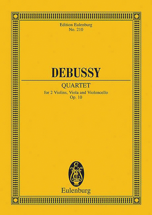 Book cover for String Quartet in G minor, Op. 10