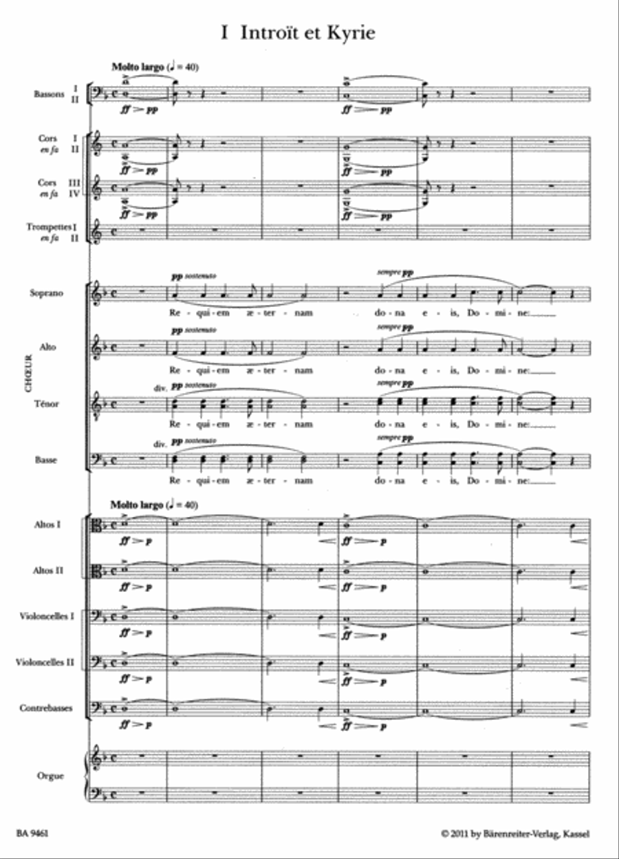 Requiem, Op. 48 4-Part scores gallery preview page 2