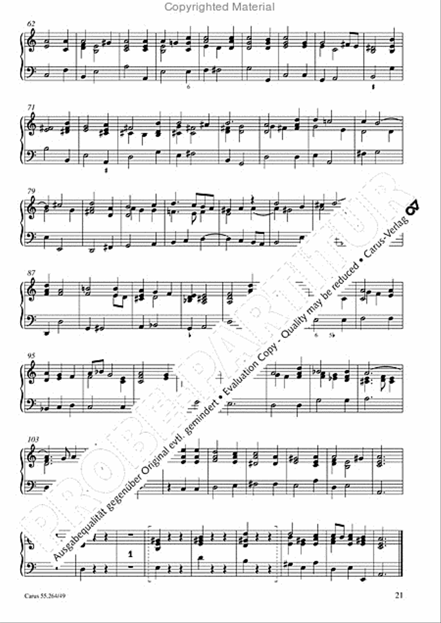Israel in Egypt - Part I Organ scores gallery preview page 24