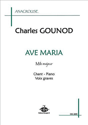 Ave Maria Voix Graves (Collection Anacrouse)