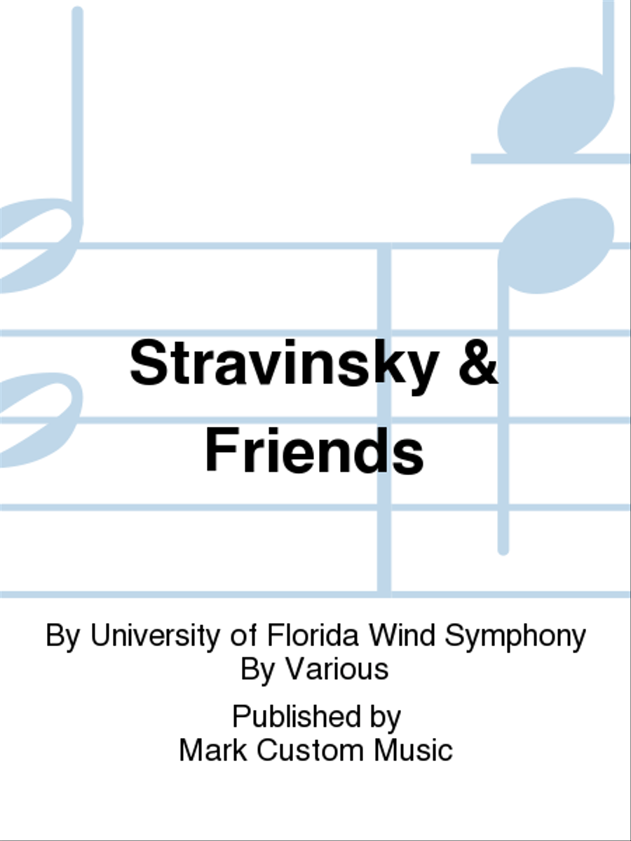 Stravinsky & Friends Stravinsky & Friends Concert Band scores gallery preview page 1