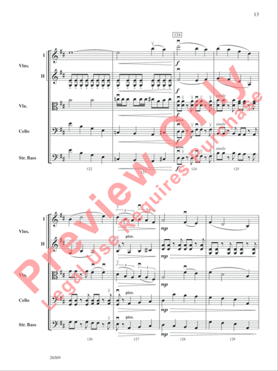 A Westward Journey and Jubilee String Orchestra scores gallery preview page 14