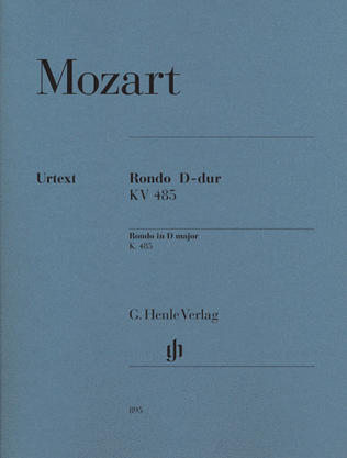 Book cover for Wolfgang Amadeus Mozart – Rondo in D Major K. 485
