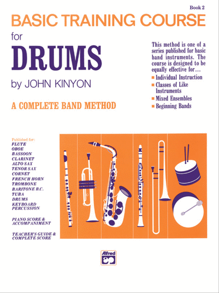 John Kinyon's Basic Training Course, Book 2 Concert Band Methods scores gallery preview page 1