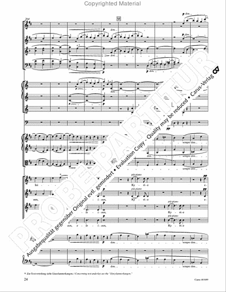 Missa solemnis Missa solemnis 4-Part scores gallery preview page 40