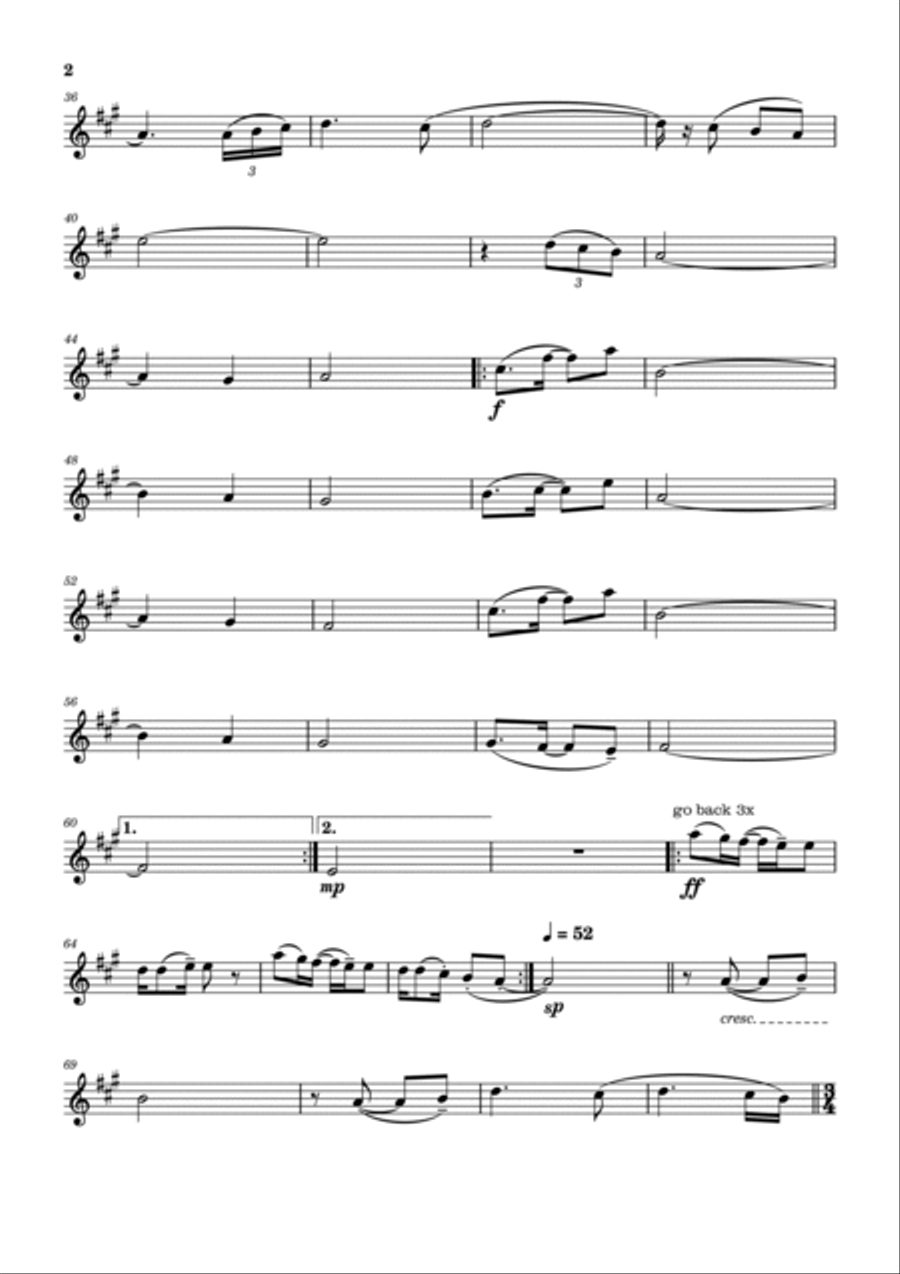 Now We Are Free Now We Are Free B-Flat Clarinet scores gallery preview page 2