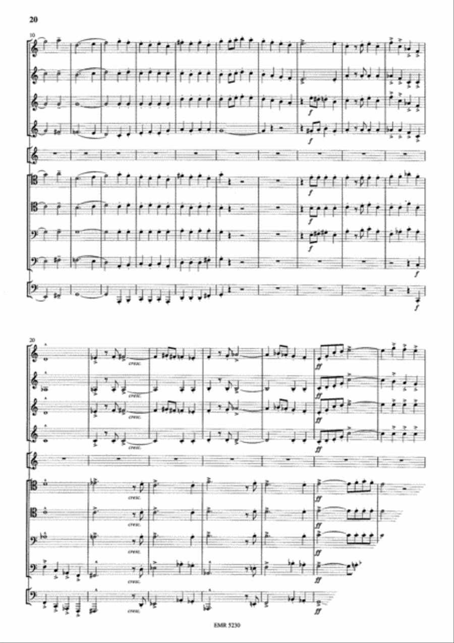 Sonata da chiesa Brass Ensemble scores gallery preview page 8