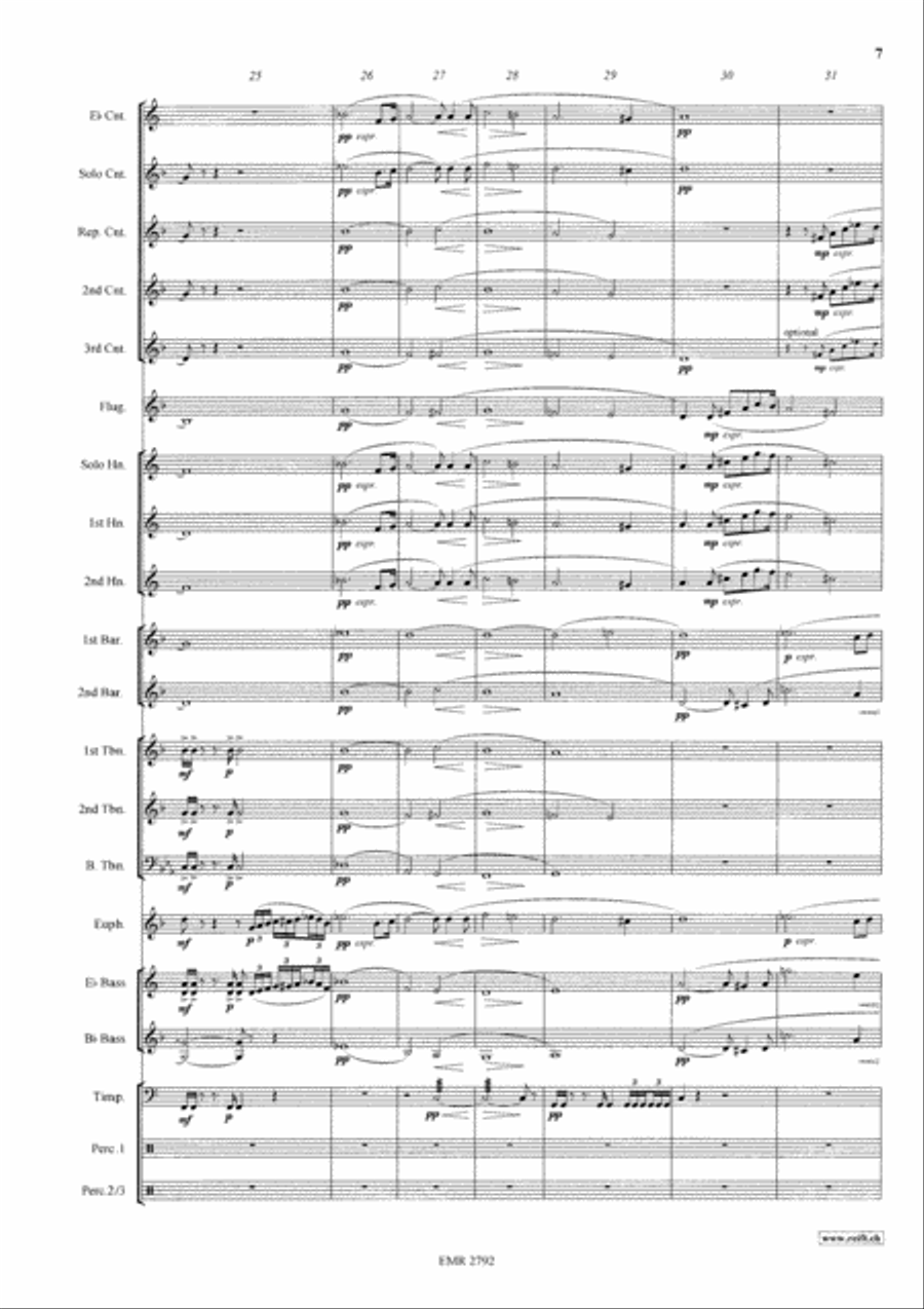 Siegfried's Funeral March Brass Band scores gallery preview page 8