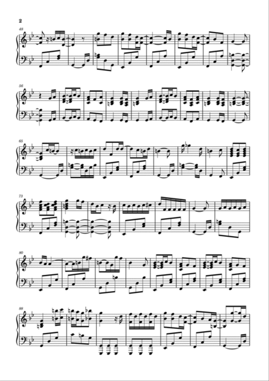 Kiss From A Rose Piano Solo scores gallery preview page 2