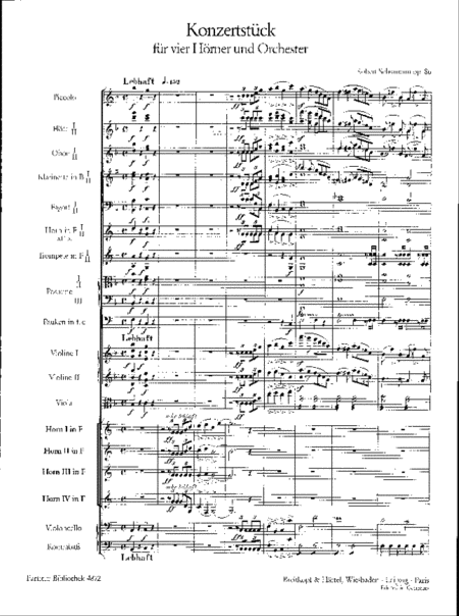 Concert Piece in F major Op. 86 Orchestra scores gallery preview page 2