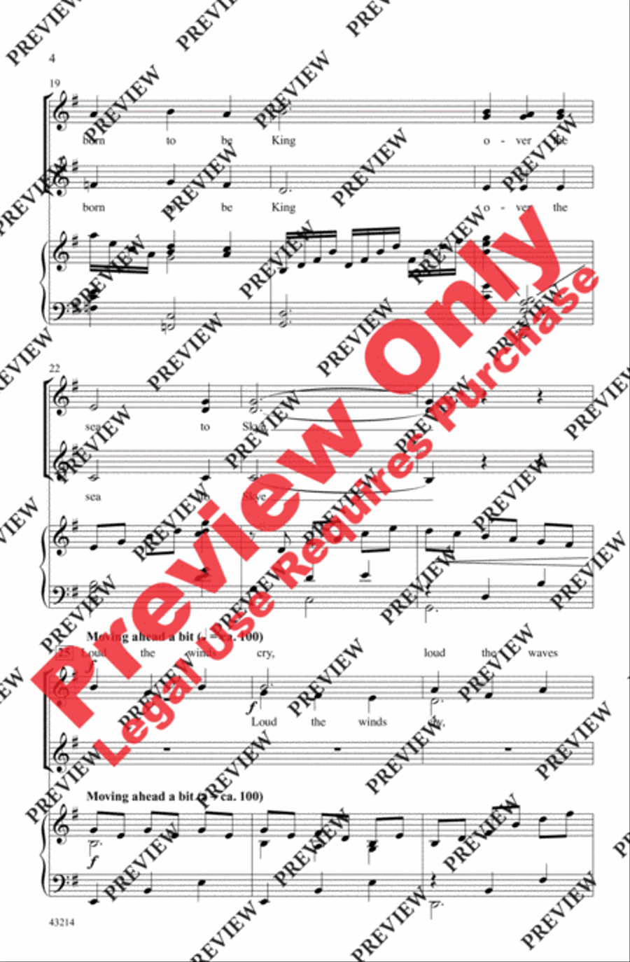 Over the Sea to Skye Women's Choir scores gallery preview page 4