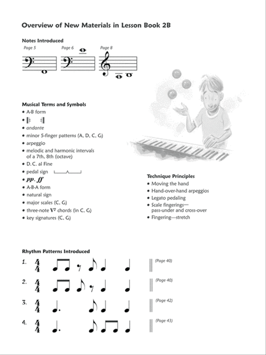 Premier Piano Course Lesson Book, Book 2B Piano Method scores gallery preview page 7