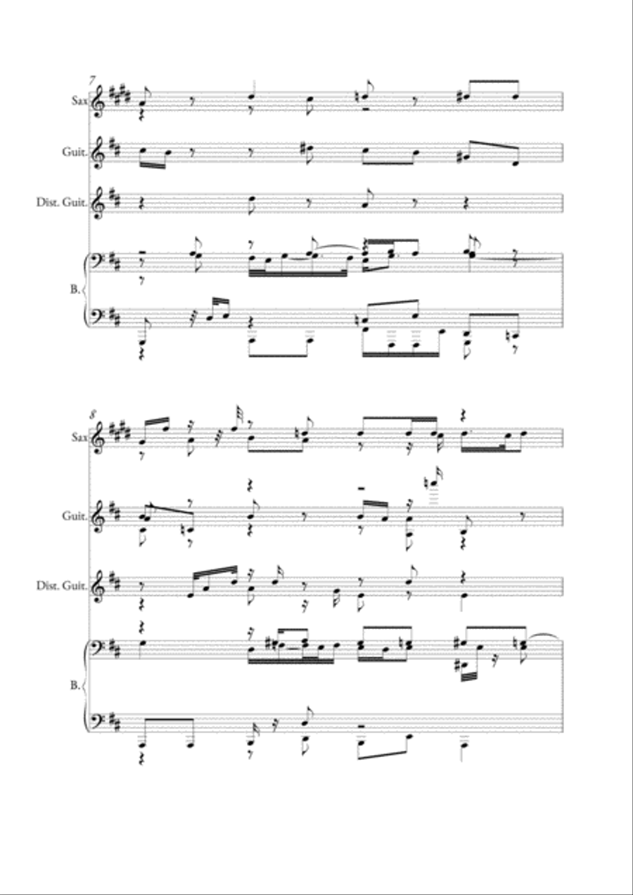 10 Terremoto Avastesimiento Small Ensemble scores gallery preview page 4