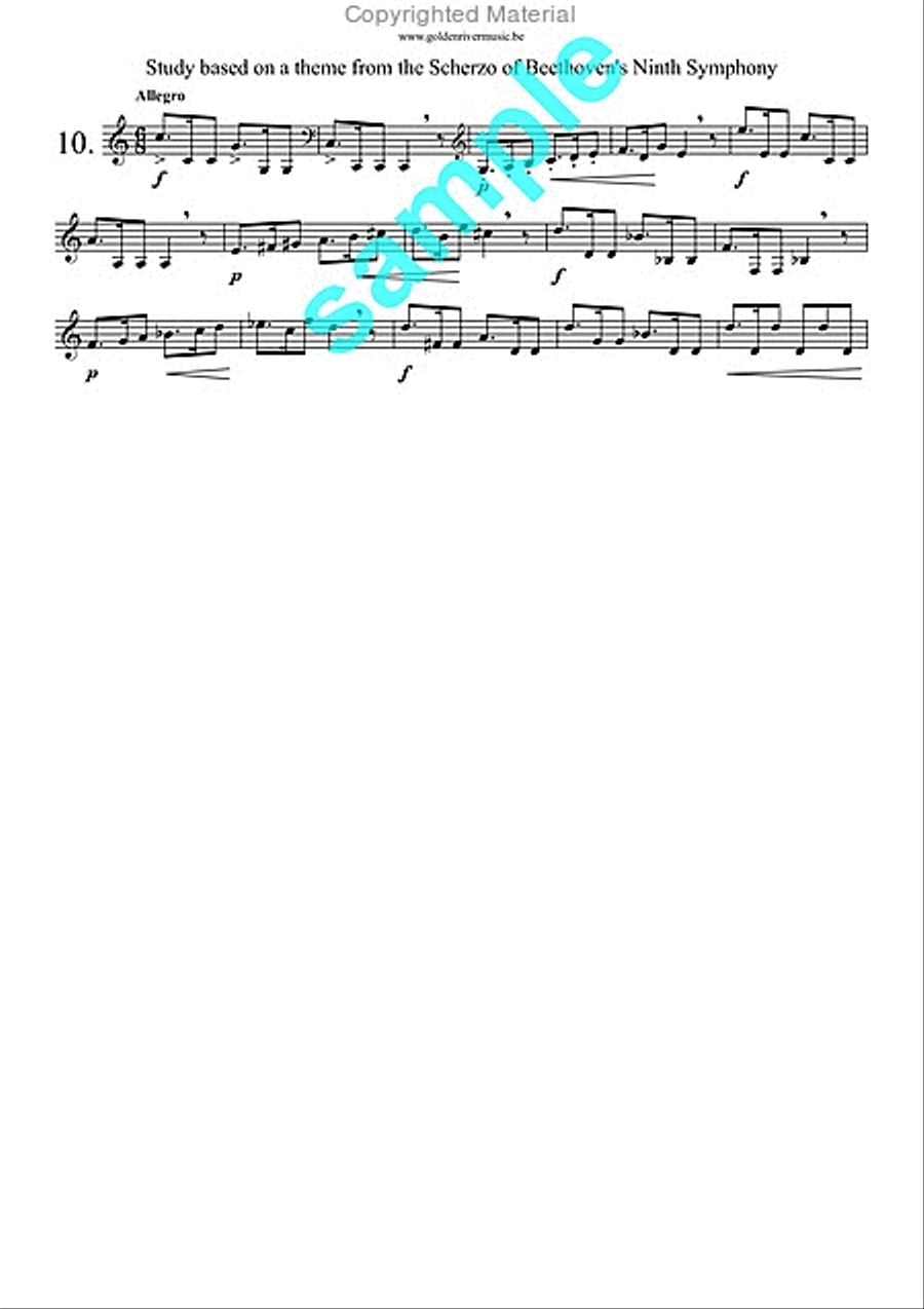 34 studies vol. 1 for horn Horn scores gallery preview page 11