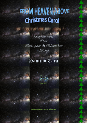 From Heaven Above (Christmas) soprano, choir, guitars, strings