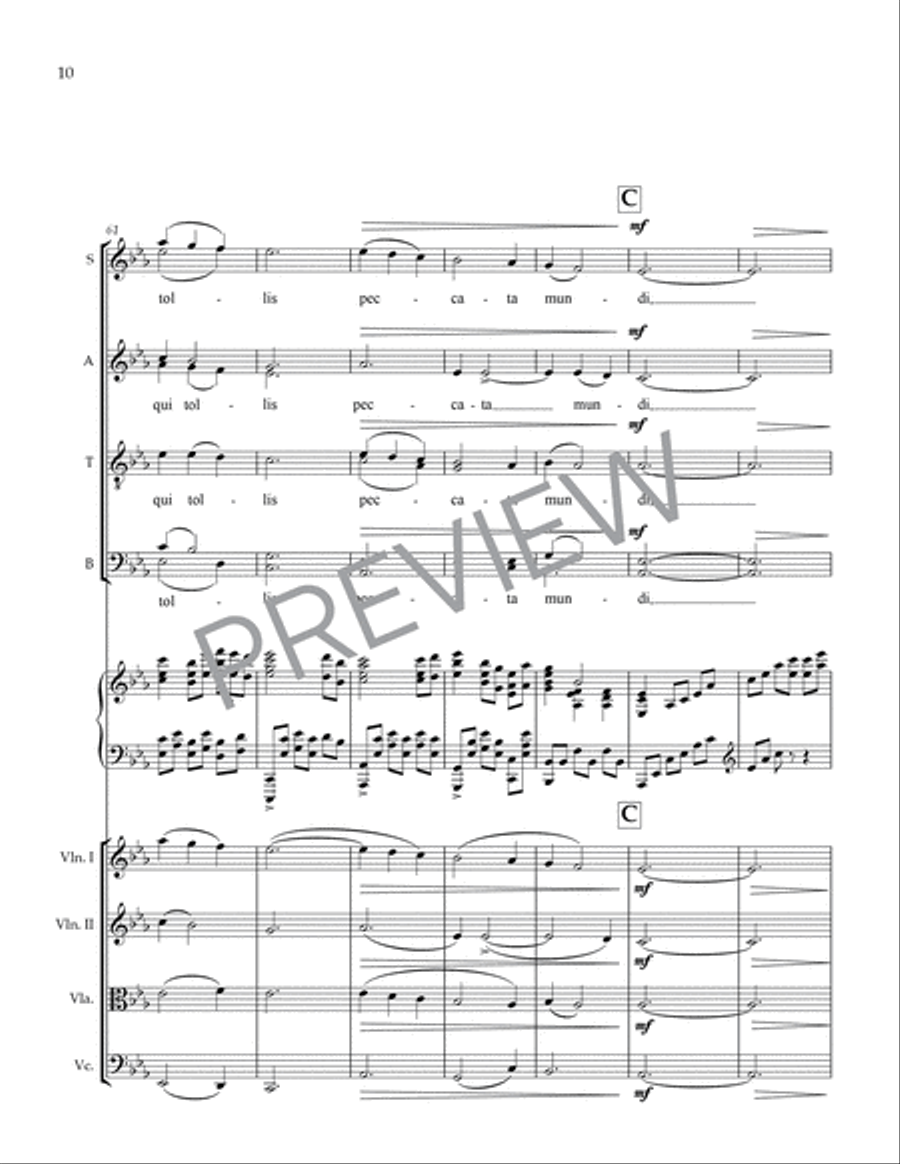 The Ground (Full Score and Instrumental Parts) Choir scores gallery preview page 13