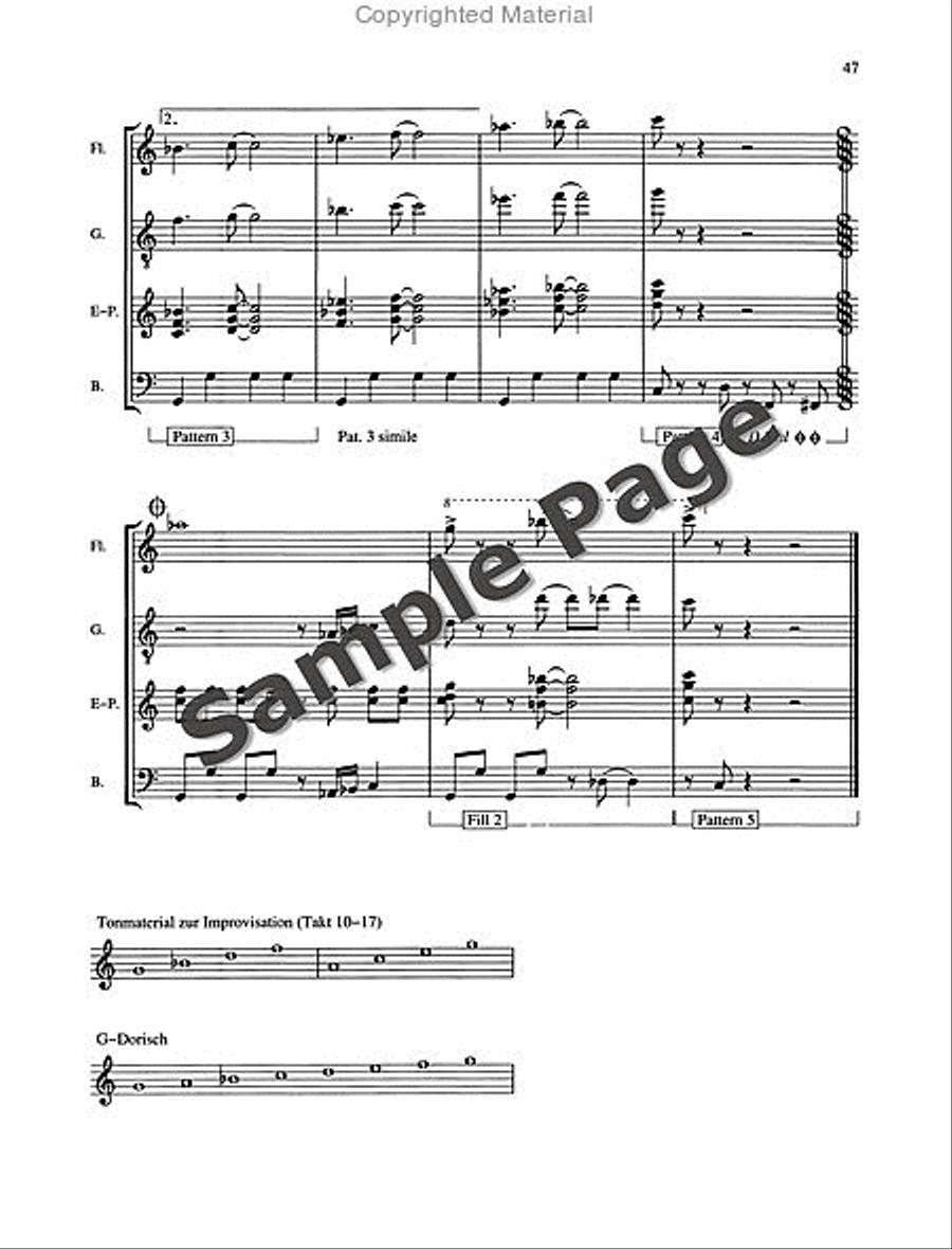 Keyboard On Stage Piano/cassette Piano scores gallery preview page 48
