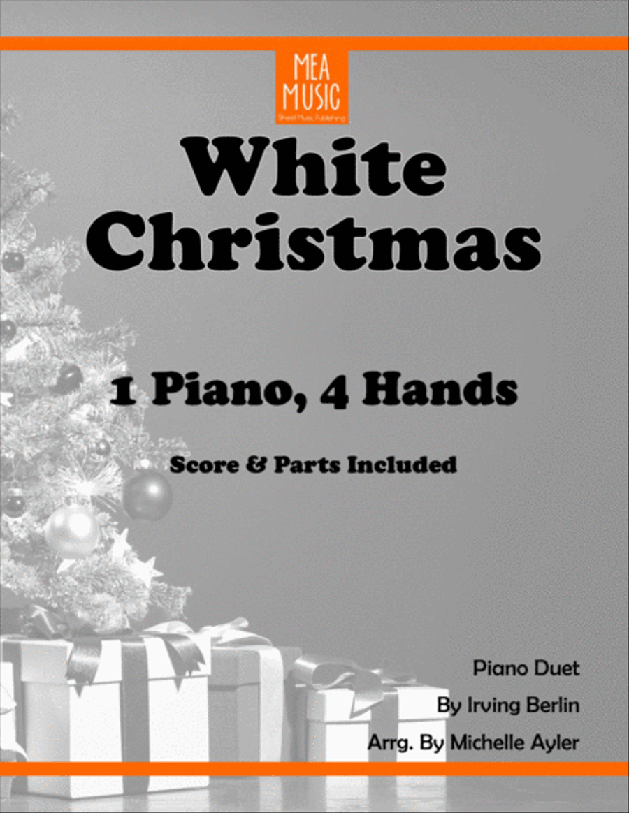 White Christmas 1 Piano, 4-Hands scores gallery preview page 1
