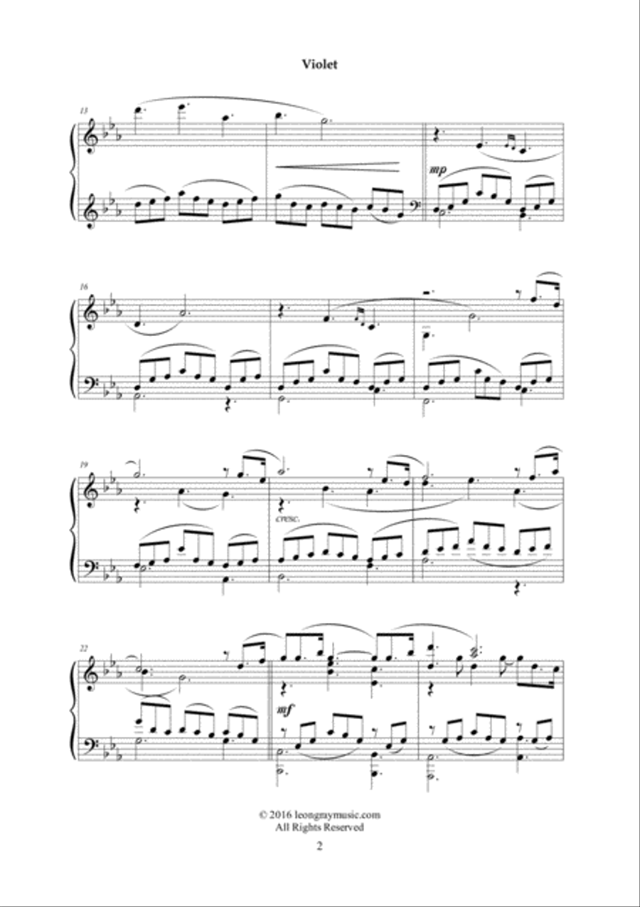 Violet - Mvt. 7 from 