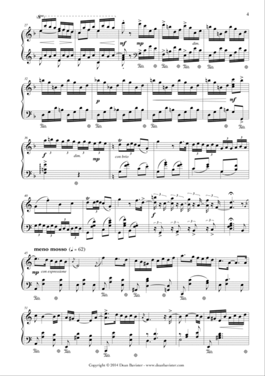 Adagio & Rondo Grazioso for Piano (Opus 22) Piano Solo scores gallery preview page 5
