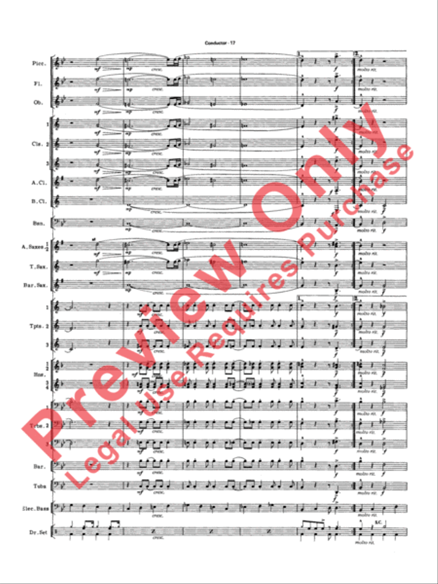 Big Band Spectacular Big Band Spectacular Concert Band scores gallery preview page 20