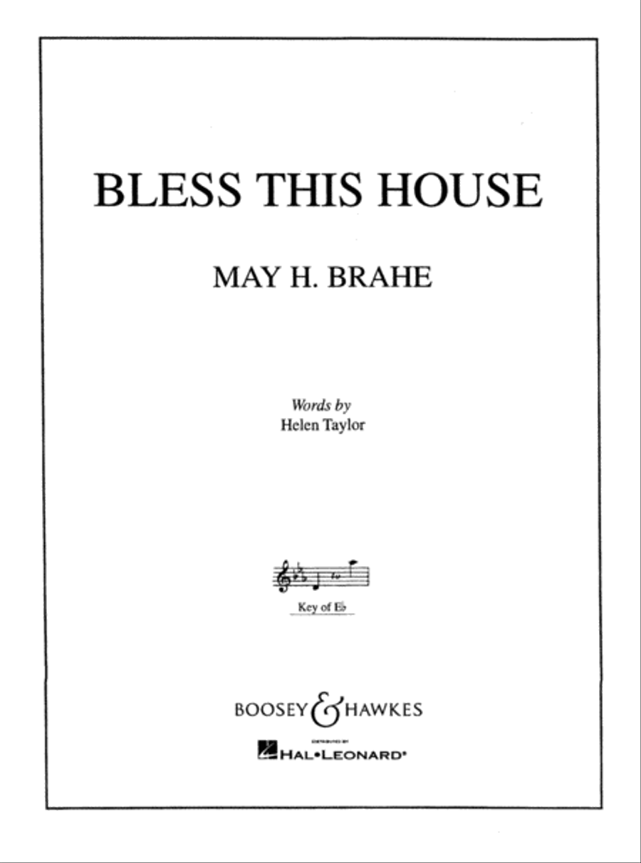Bless This House Bless This House High Voice scores gallery preview page 1