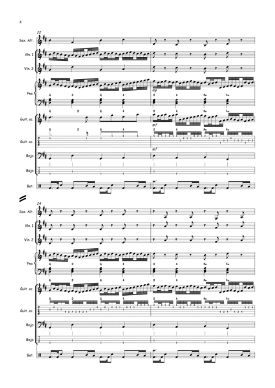 Cannon in D Major Cannon in D Major Concert Band scores gallery preview page 4