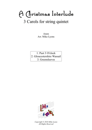 Book cover for String Quintet/String Orchestra - Christmas Interlude