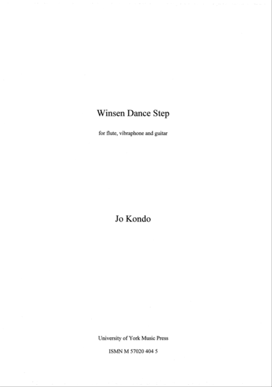 Winsen Dance Step Winsen Dance Step Flute scores gallery preview page 1