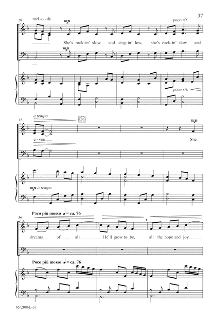 I Hear the Prophet Callin' 3-Part scores gallery preview page 38