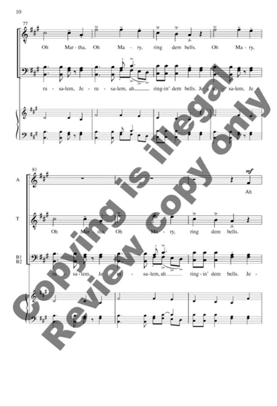 Bells A Cappella scores gallery preview page 10