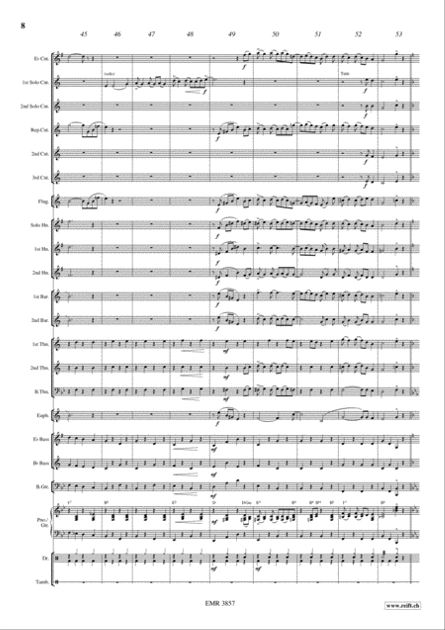 Easy Winners Brass Band scores gallery preview page 9