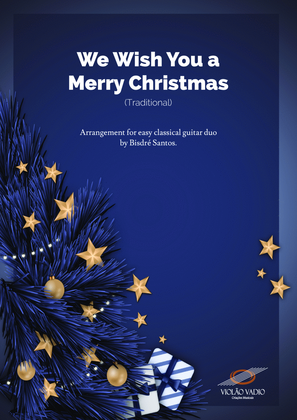 Book cover for We Wish You a Merry Christmas (Traditional) - Easy Guitar Duo - Score and parts