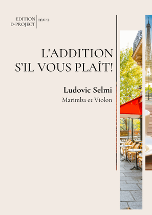 Book cover for L'ADDITION S'IL VOUS PLAIT!