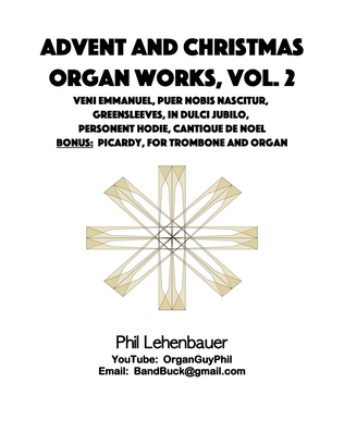 Book cover for Advent and Christmas Organ Works, Vol.2 by Phil Lehenbauer