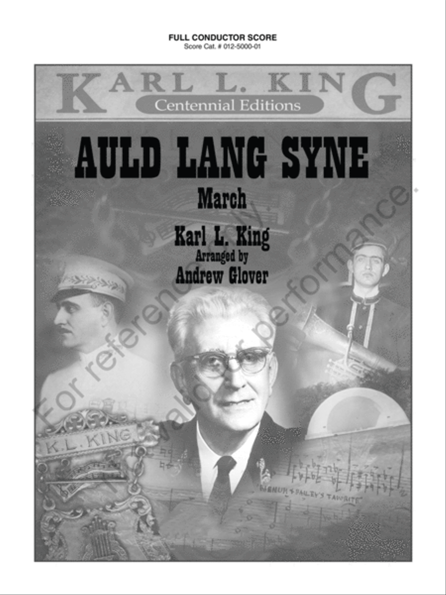 Auld Lang Syne Concert Band scores gallery preview page 2
