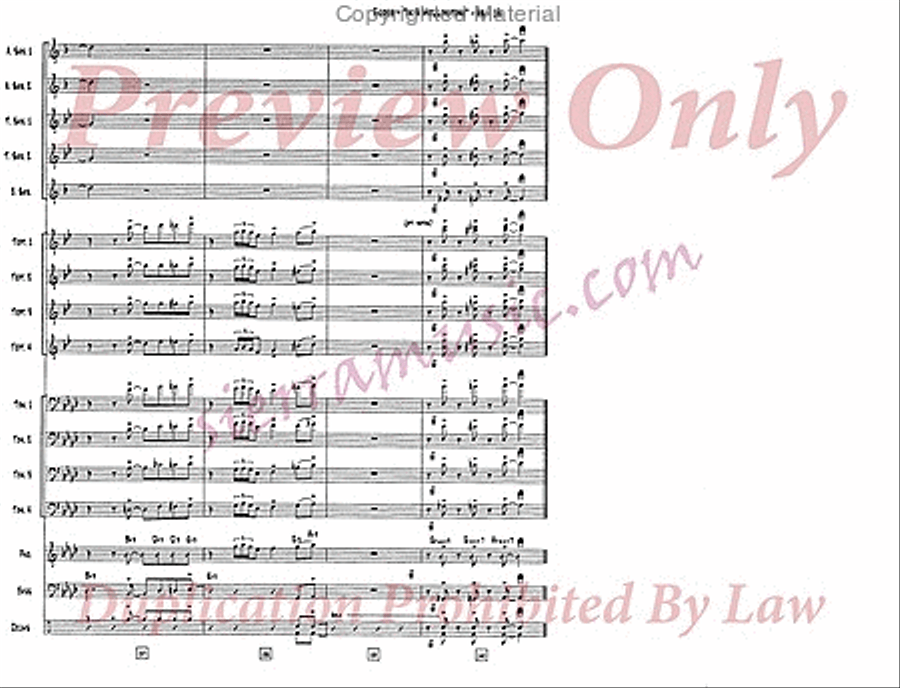 In A Mellow Tone Big Band scores gallery preview page 19