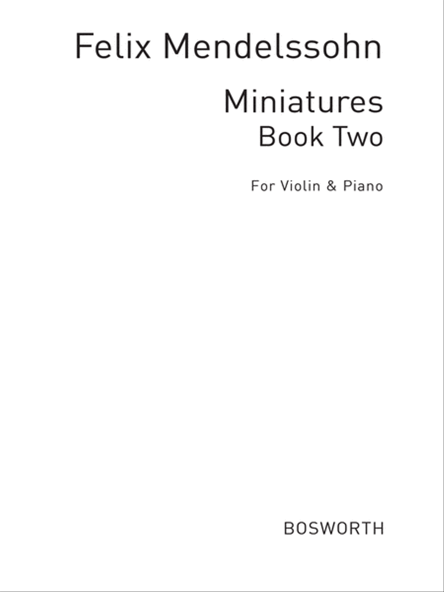 Miniaturen 2 Miniaturen 2 Violin Solo scores gallery preview page 1