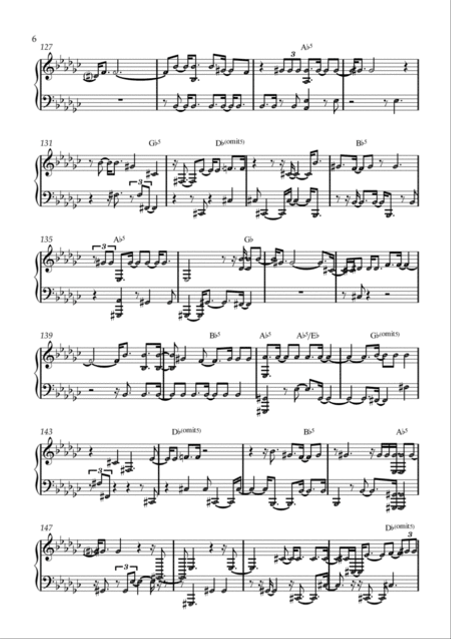 Raise A Hallelujah Easy Piano scores gallery preview page 6