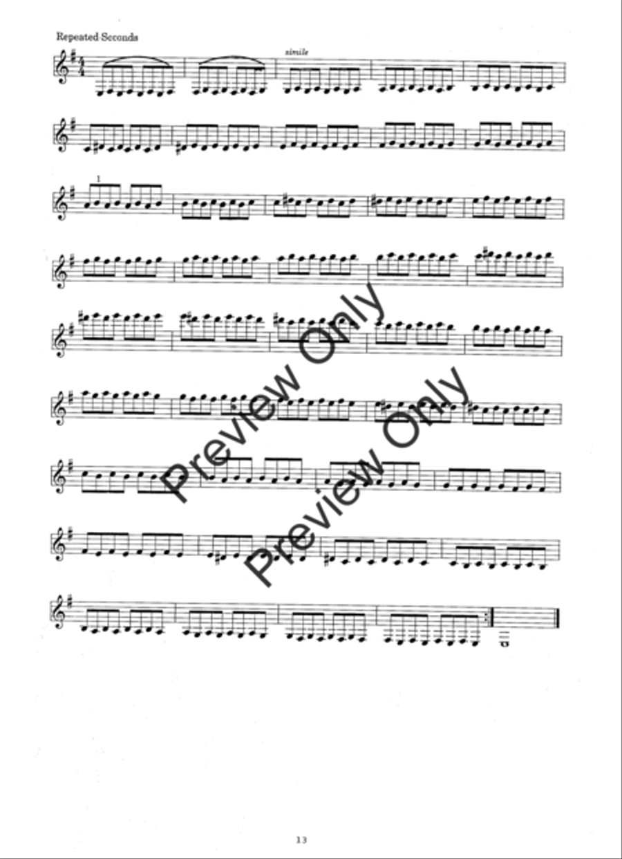 Carl Baermann's Celebrated Method For Clarinet, Part 3 Clarinet scores gallery preview page 19