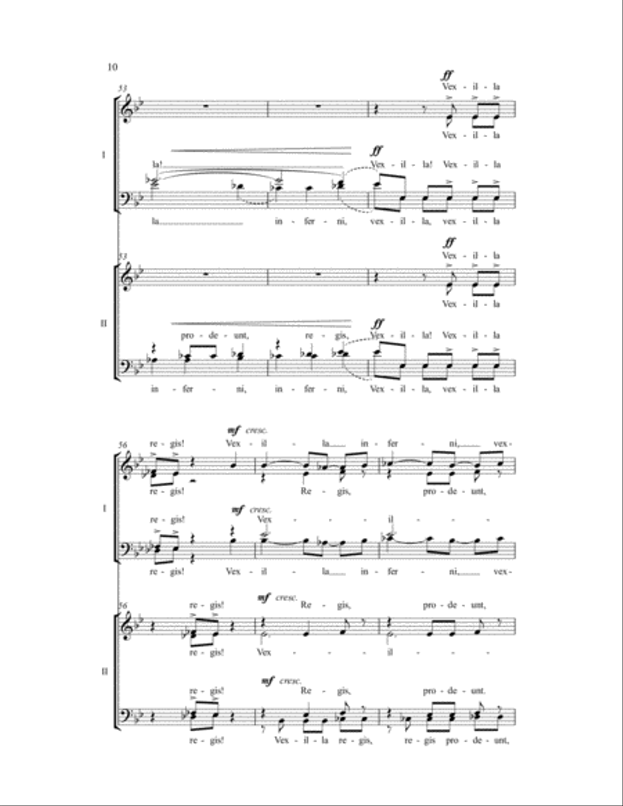 We Beheld Once Again the Stars 4-Part scores gallery preview page 7