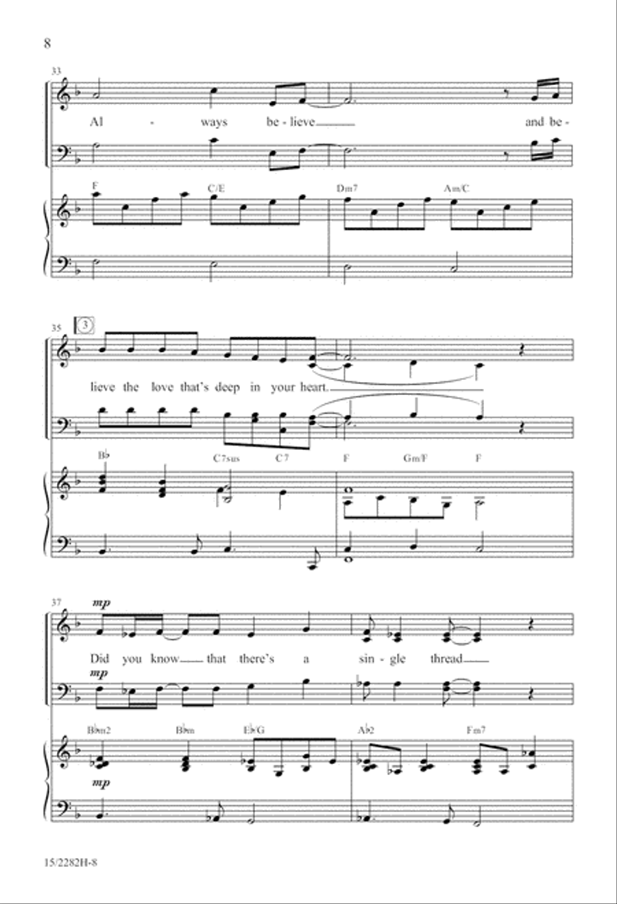 Always Believe Always Believe 4-Part scores gallery preview page 8