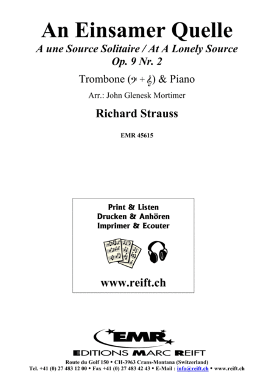 An Einsamer Quelle Piano Accompaniment scores gallery preview page 2