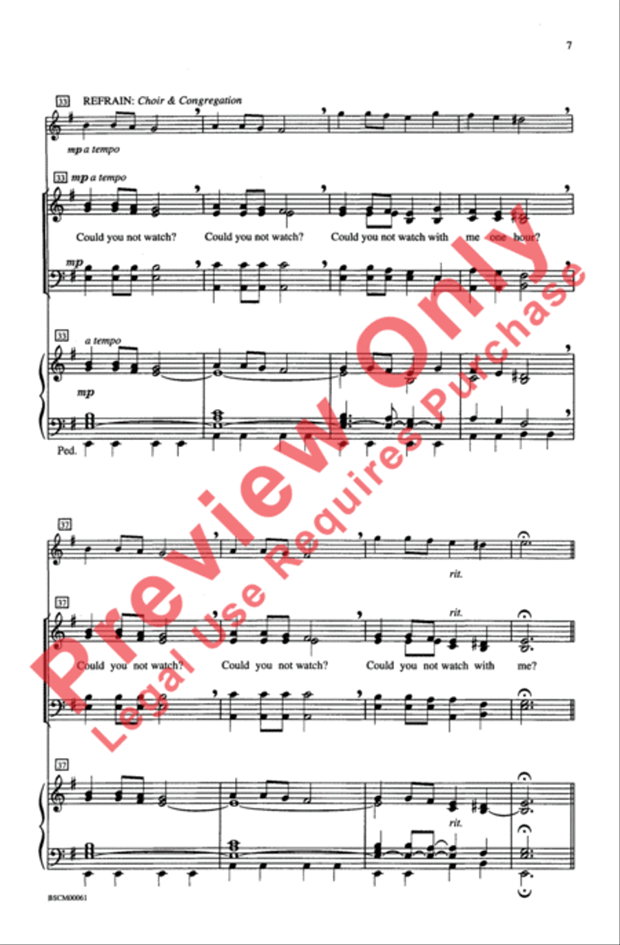 Could You Not Watch 4-Part scores gallery preview page 6