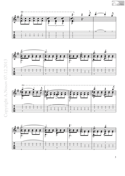 Only You (Sheet music for guitar) image number null