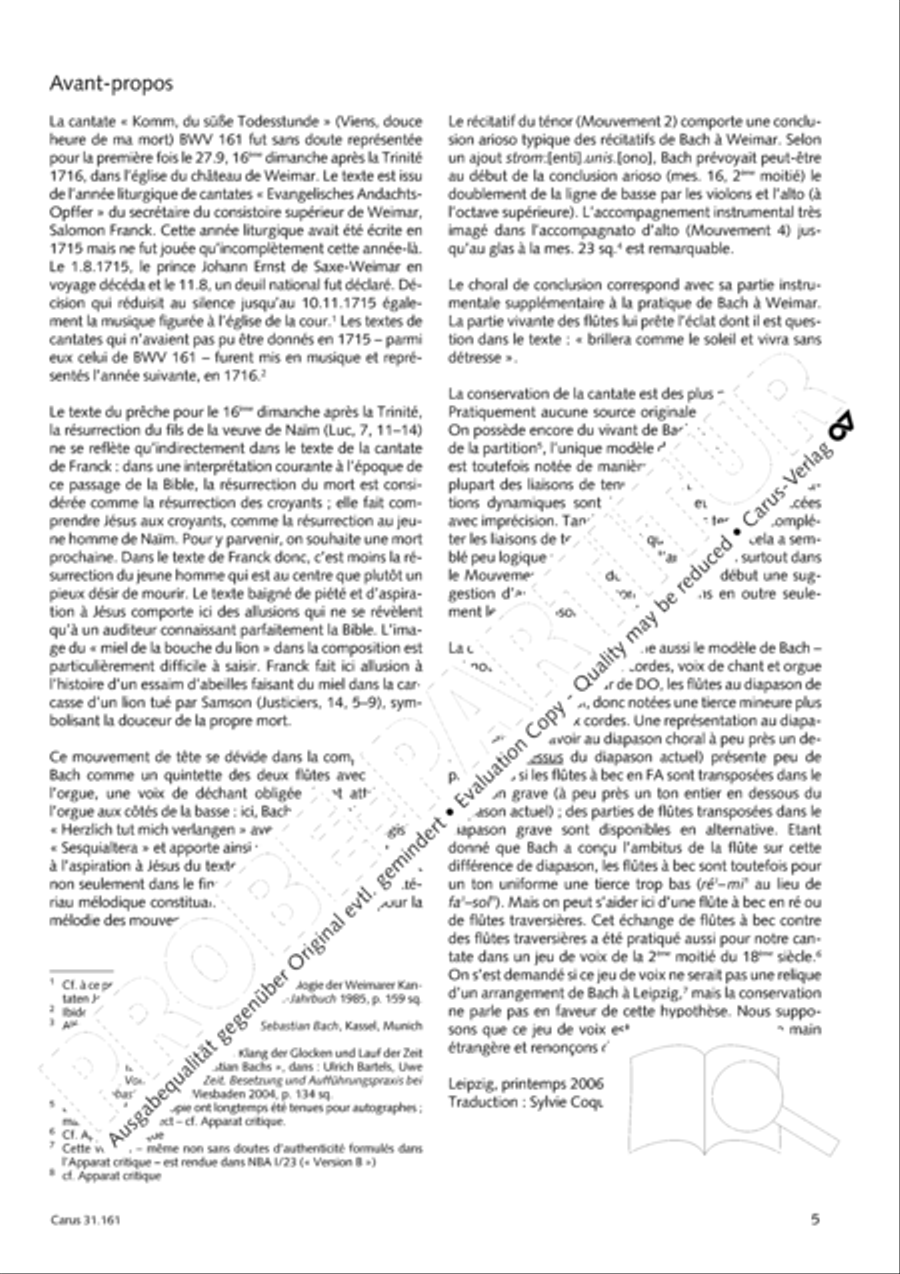 Komm, du susse Todesstunde 4-Part scores gallery preview page 6