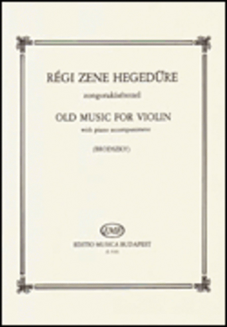 Old Music for Violin by Various Violin Solo - Sheet Music