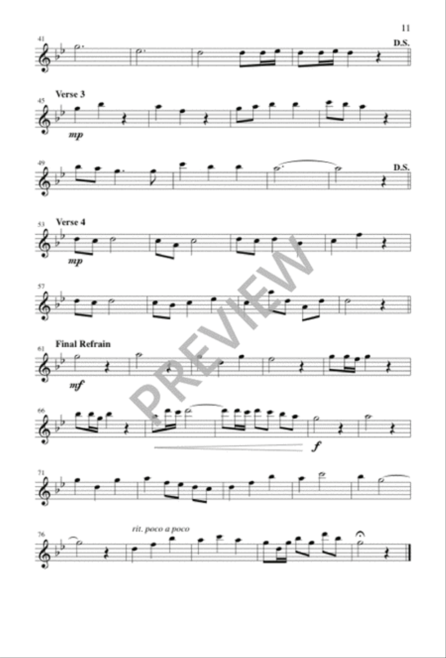 Planting, Reaping 3-Part scores gallery preview page 11